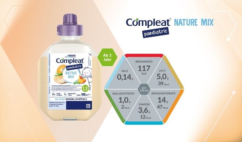 Produktdatenblatt Compleat® Paediatric NatureMix – Informationen & Details