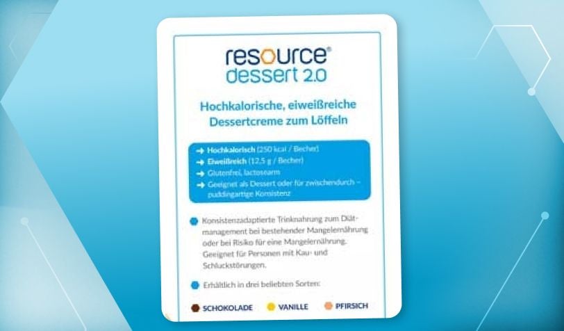 Auf dem Patientenflyer sind die wichtigsten Üroduktinformationen abgebildet.