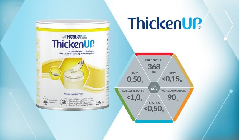 Produktabbildung von ThickenUP® inkl. Nährwerte