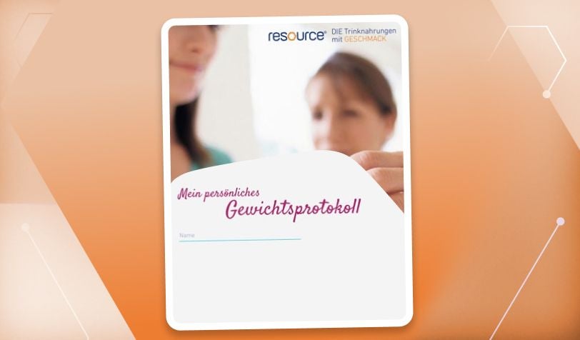 Gewichtsprotokoll zur systematischen Erfassung von Körpergewicht und Ernährungsverlauf