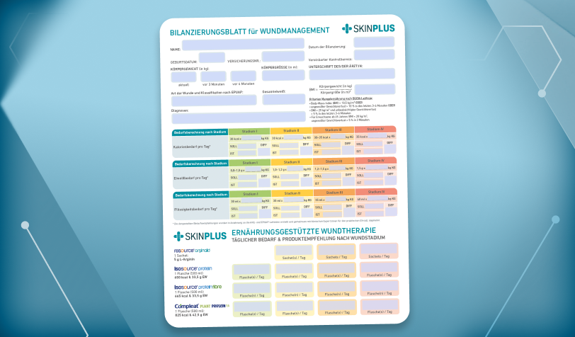 Bilanzierungsblatt Sondennahrung