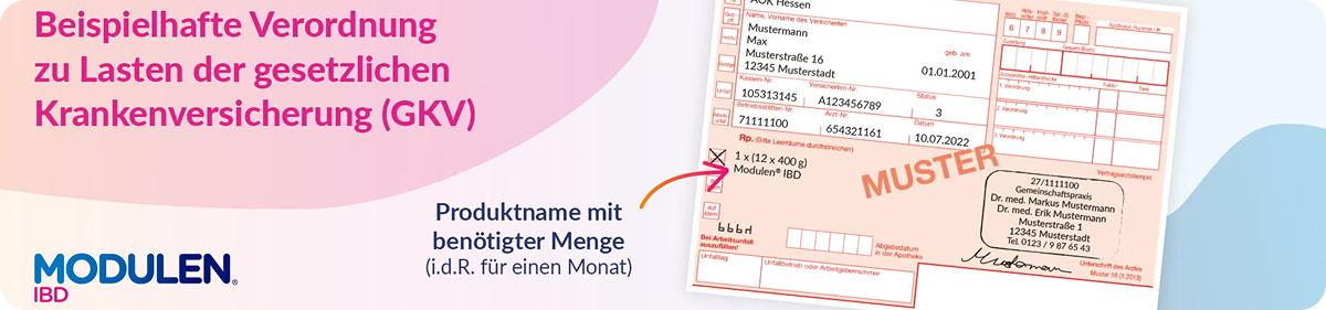 Modulen® IBD ist verordnungsfähig