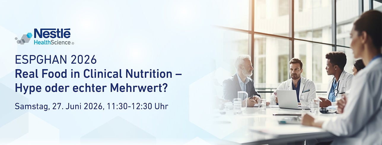 ESPGHAN 2026
Real Food in Clinical Nutrition - Hype oder echter Mehrwert?
