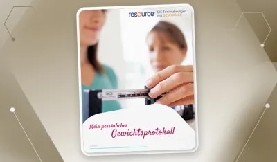 Broschuere Gewichtsprotokoll