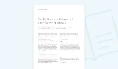 Der Einfluss von Zöliakie auf den Vitamin-B-Status