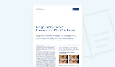 Die gesundheitlichen Effekte von VERISOL® Kollagen