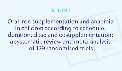 Oral iron supplementation and anaemia in children according to schedule, duration, dose and cosupplementation: a systematic review and meta-analysis of 129 randomised trials