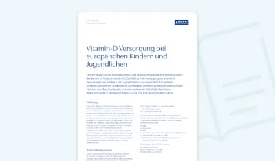 Vitamin-D Versorgung bei europäischen Kindern und Jugendlichen