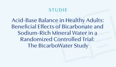 Acid-Base Balance in Healthy Adults: Beneficial Effects of Bicarbonate and Sodium-Rich Mineral Water in a Randomized Controlled Trial: The BicarboWater Study