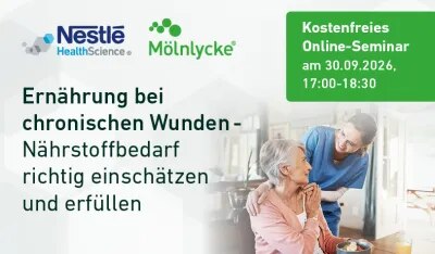 Webinar: Ernährung bei chronischen Wunden