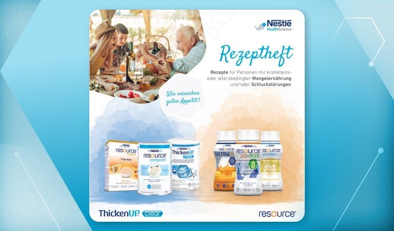 Auf dem Cover ist eine glückliche Familie beim Essen zu sehen. Außerdem sind verschiedene Produkte abgebildet.
