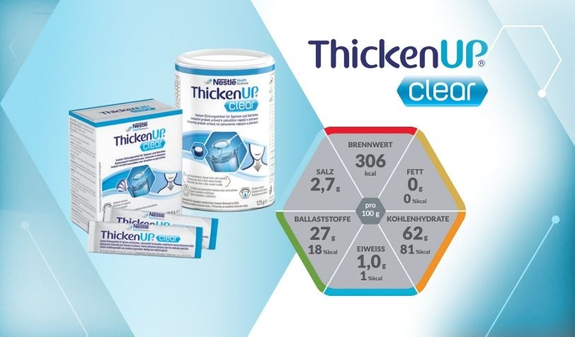 Produktabbildung von ThickenUP® clear inkl. Nährwerte