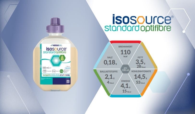 Produktabbildung von isosource® Optifibre inkl. Nährwerte