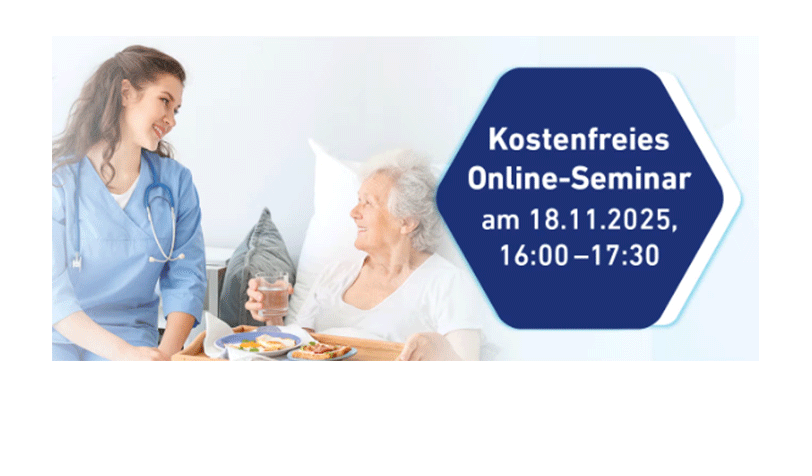 Kostenfreies Webinar: Wundernährung: Ernährungstherapie als zentraler Baustein im Wundmanagement
