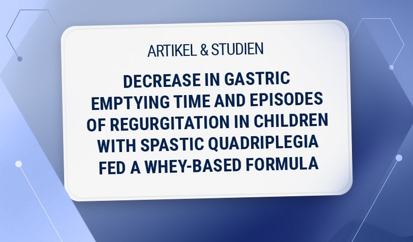 Studie - Decrease in gastric emptying time