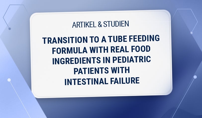 Studie - Transition to a Tube Feeding Formula