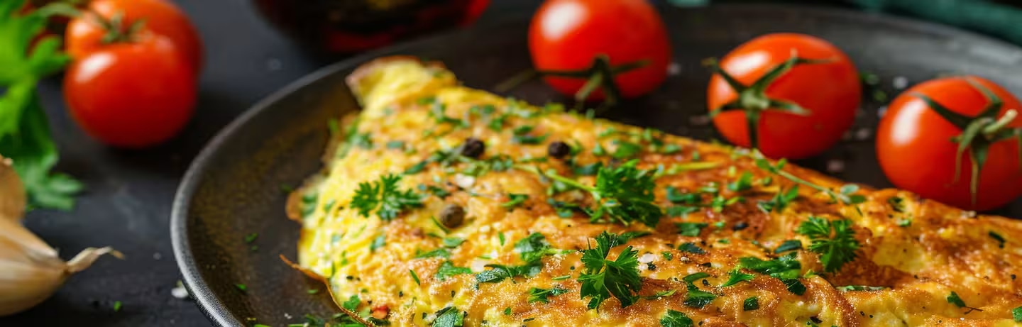 Kartoffel-Zwiebel-Omelett