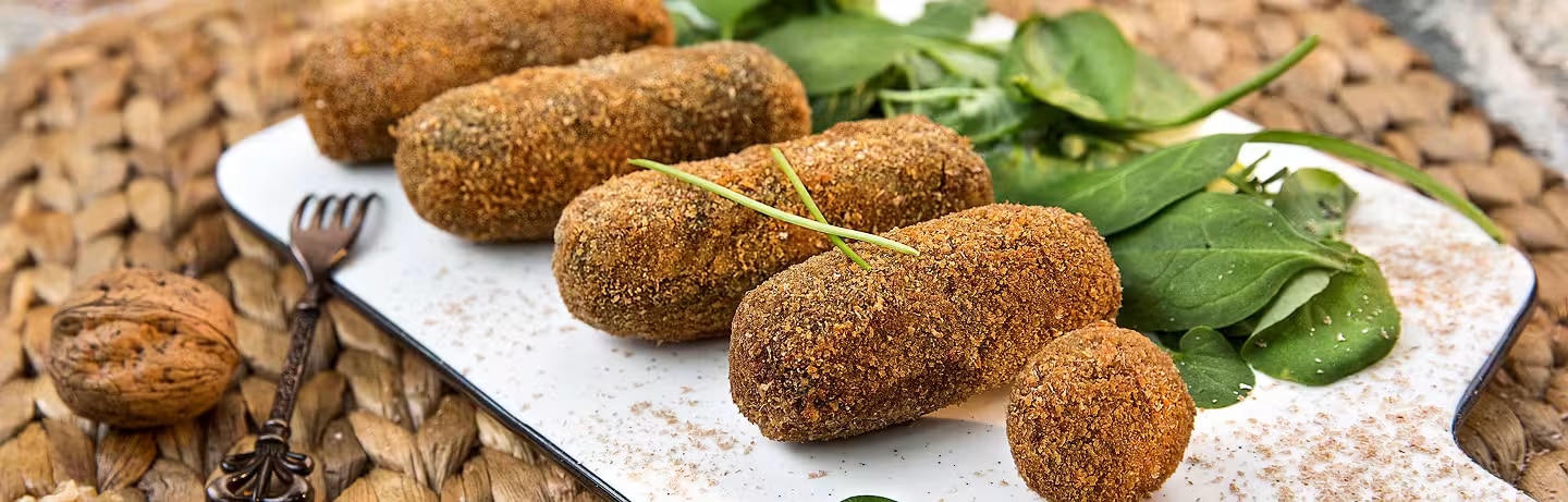 Spinat-Walnuss-Kroketten mit Modulen® IBD