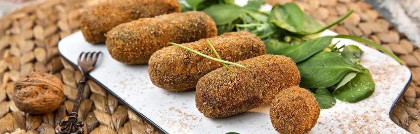 Spinat-Walnuss-Kroketten mit Modulen® IBD