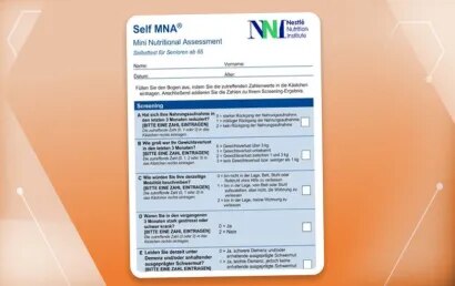 Self-MNA® Selbsttest für Senior:innen zur Erkennung eines Mangelernährungsrisiko
