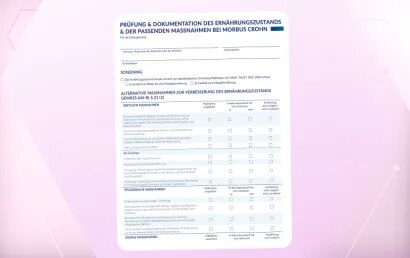 Ernährungsstatus dokumentieren und Modulen® IBD verordnen